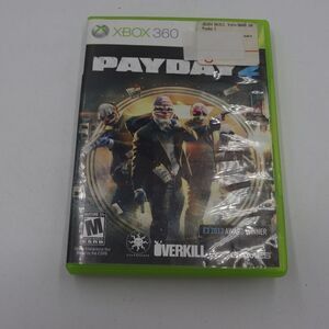 Xbox 360 Payday 2 Video Game Case & Disc